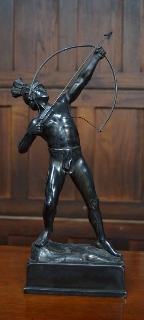 PAIR OF SPELTER ROMAN FIGURES - ADDITIONAL PHOTO 4