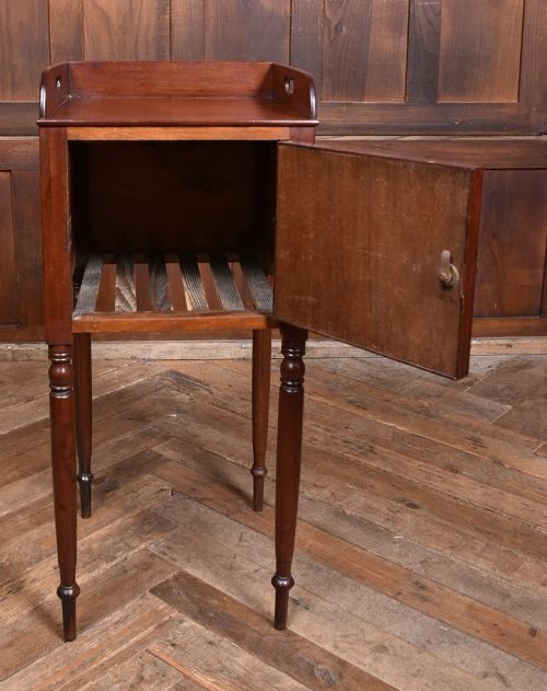 MAHOGANY TRAY TOP POT CUPBOARD - ADDITIONAL PHOTO 5