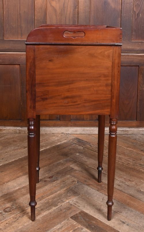 MAHOGANY TRAY TOP POT CUPBOARD - ADDITIONAL PHOTO 8
