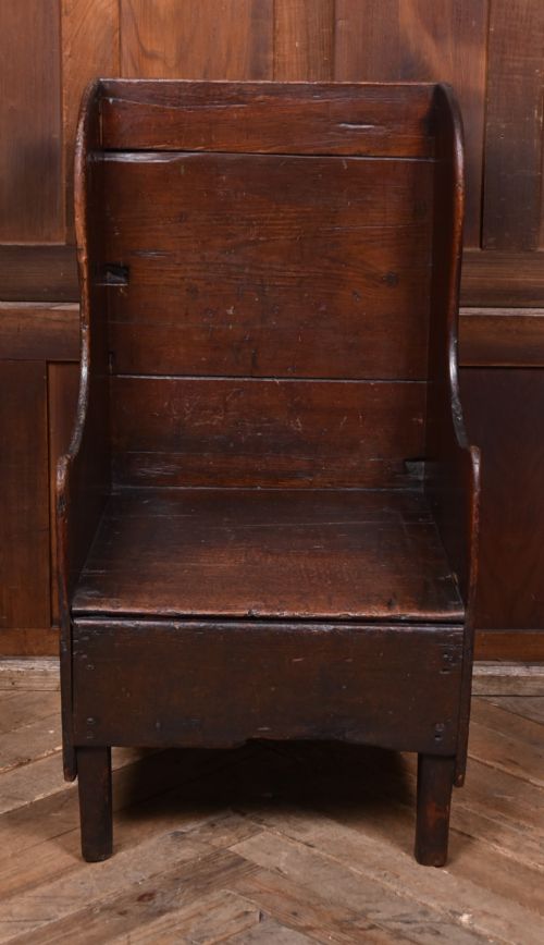 19TH CENTURY CHILDS OAK LAMBING CHAIR - ADDITIONAL PHOTO 1