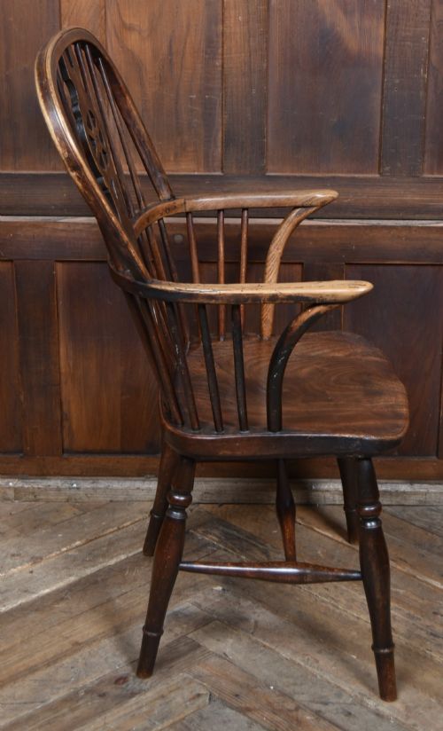 19THCENTURY WHEELBACK WINDSOR ARMCHAIR - ADDITIONAL PHOTO 6