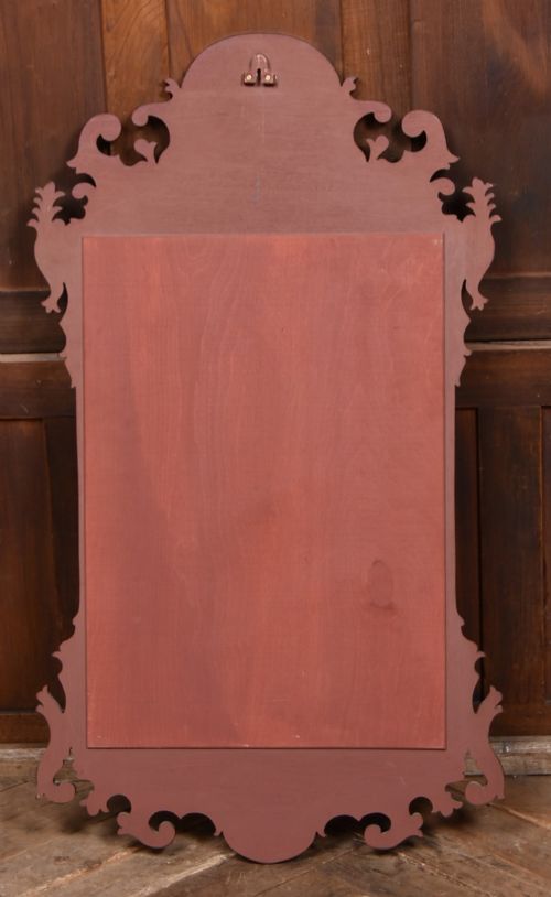 EDWARDIAN WALNUT WALL MIRROR - ADDITIONAL PHOTO 6