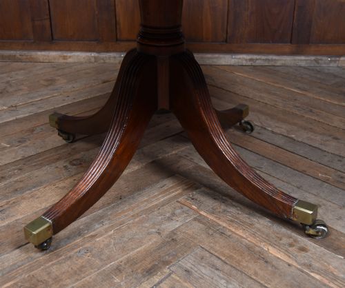 GEORGIAN MAHOGANY DRUM TABLE - ADDITIONAL PHOTO 4