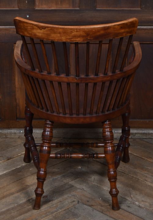 EDWARDIAN COMBBACK WINDSOR ARMCHAIR - ADDITIONAL PHOTO 6