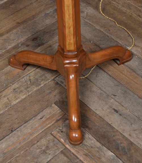 SATINWOOD STANDARD LAMP - ADDITIONAL PHOTO 2