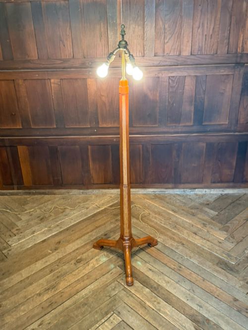 SATINWOOD STANDARD LAMP - ADDITIONAL PHOTO 8
