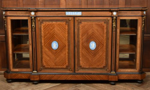 VICTORIAN ROSEWOOD CREDENZA SIDEBOARD