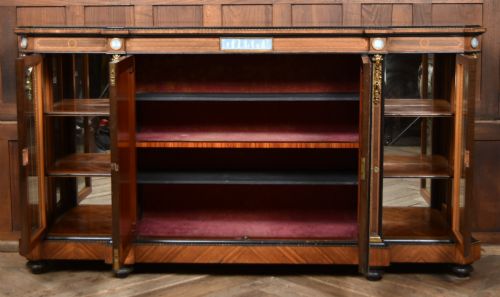 VICTORIAN ROSEWOOD CREDENZA SIDEBOARD - ADDITIONAL PHOTO 11