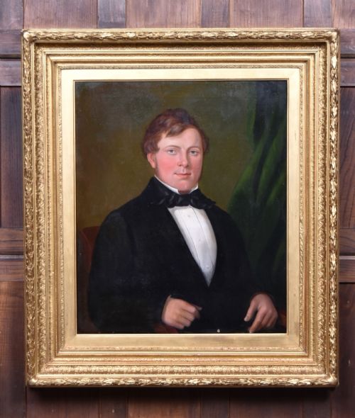 19th Century Oil on Canvas Portrait
