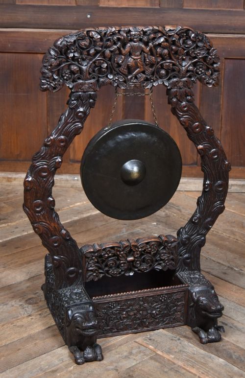 Burmese Carved Gong