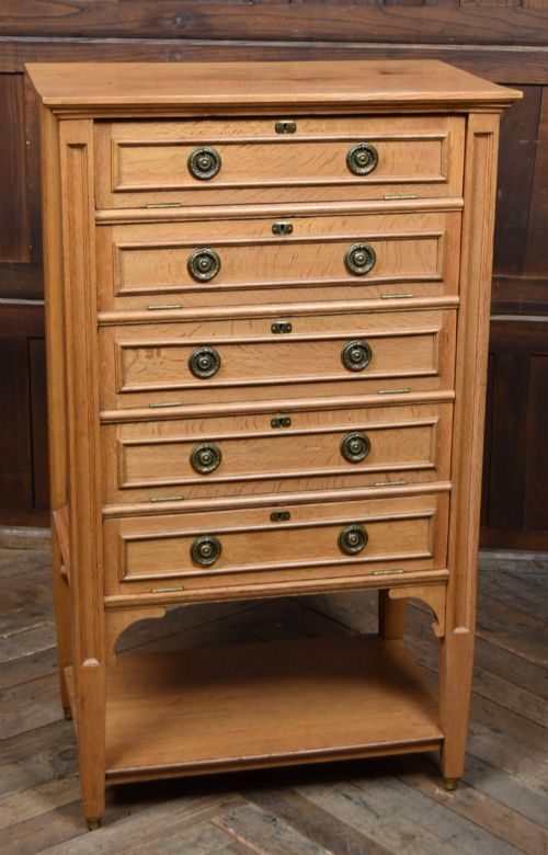 Edwardian Oak Filing Cabinet