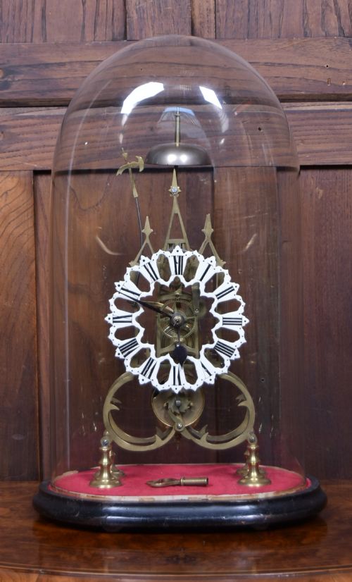 19th‑century Skeleton Clock