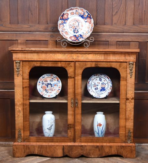 Victorian Walnut Pier Cabinet