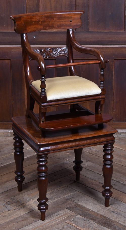 Victorian Mahogany Metamorphic Child's High Chair