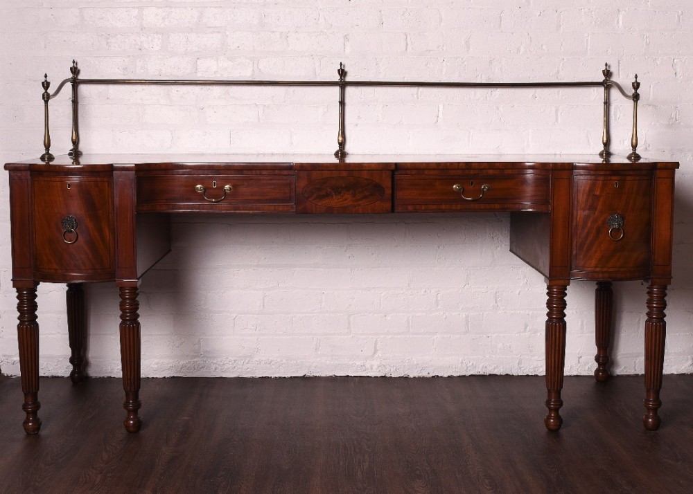 large scottish mahogany regency sideboard