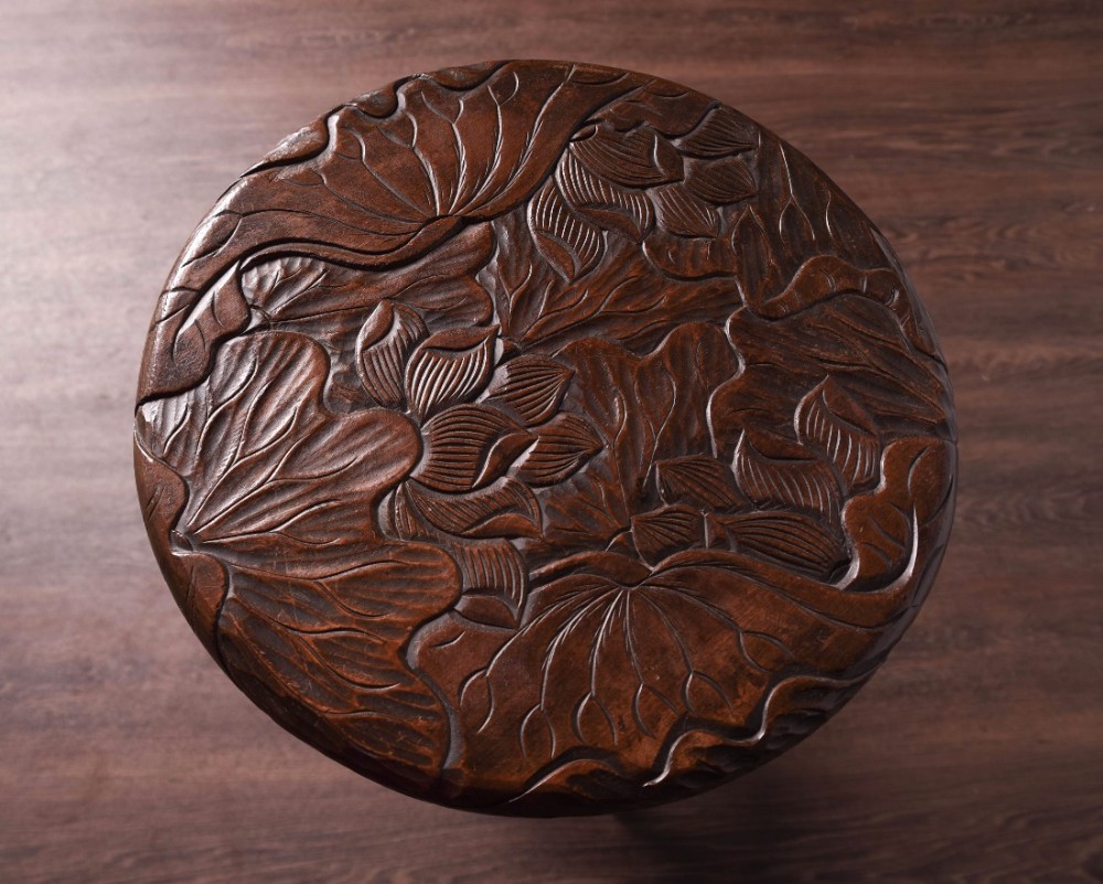 Art Nouveau carved plant stand by A.A .Winfield of Mansfield 