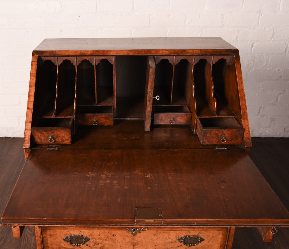 small antique Walnut writing bureau  View VII
