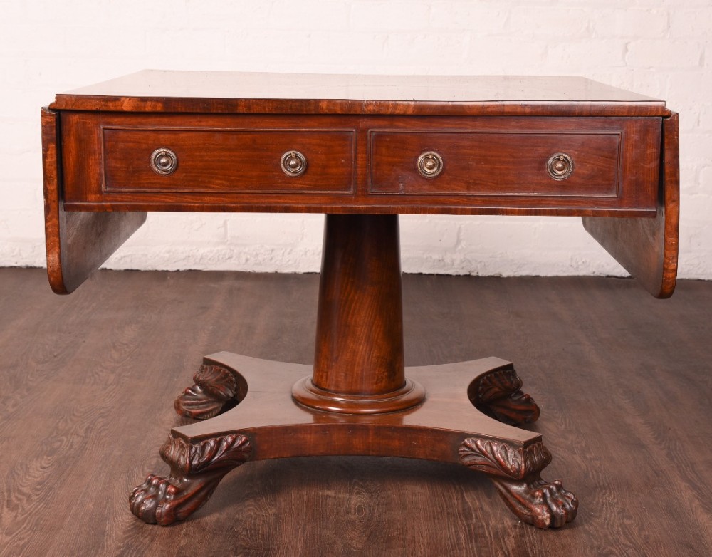  Stunning William the 4th mahogany sofa table
