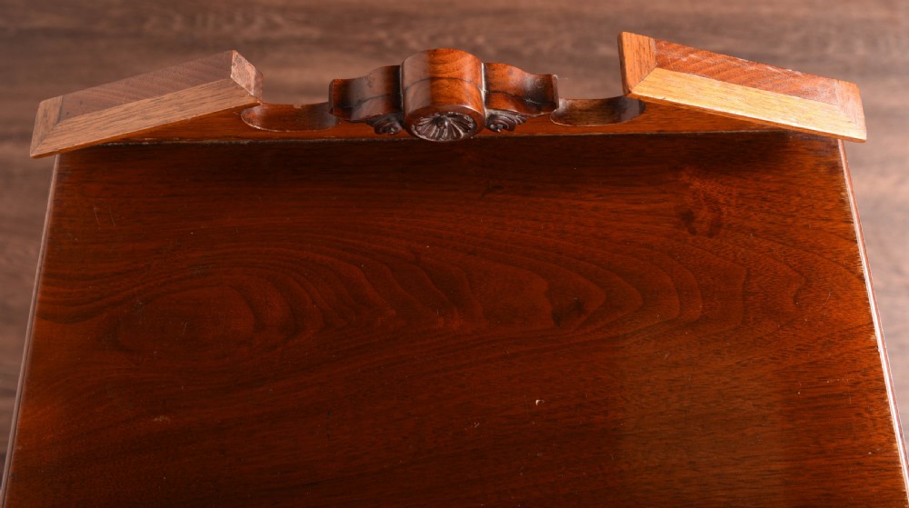 Edwardian walnut bedside cabinet  View II