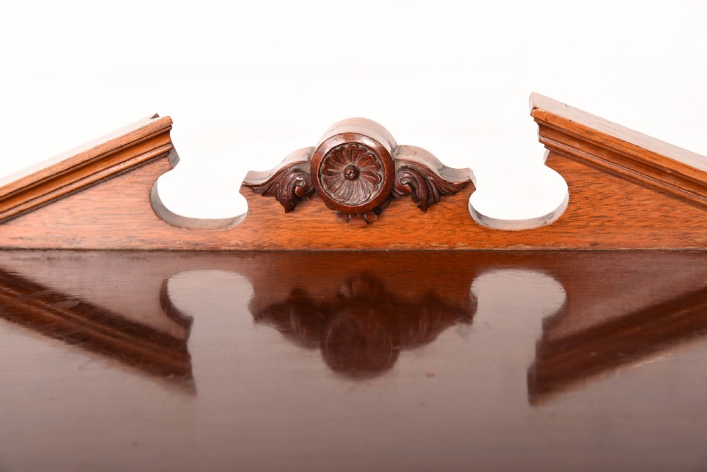 Edwardian walnut bedside cabinet  View IV
