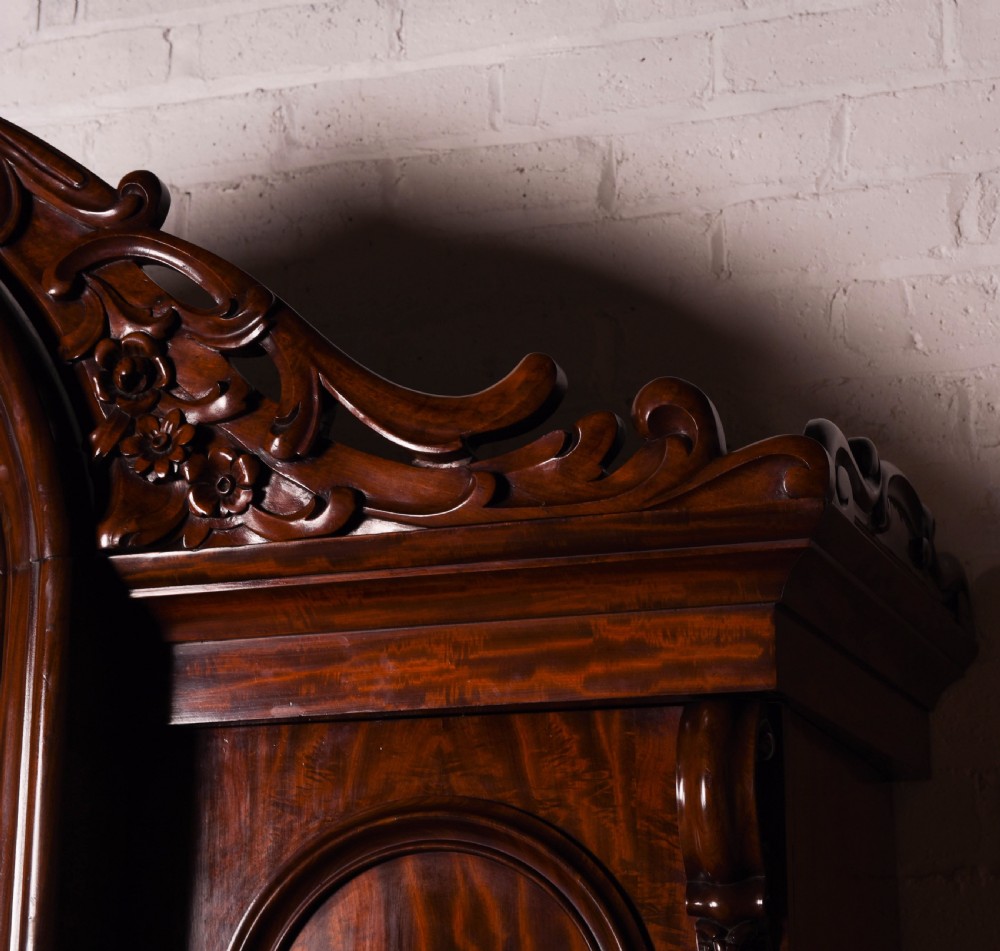Stunning 3 door Scottish Victorian breakfront wardrobe  View VIII