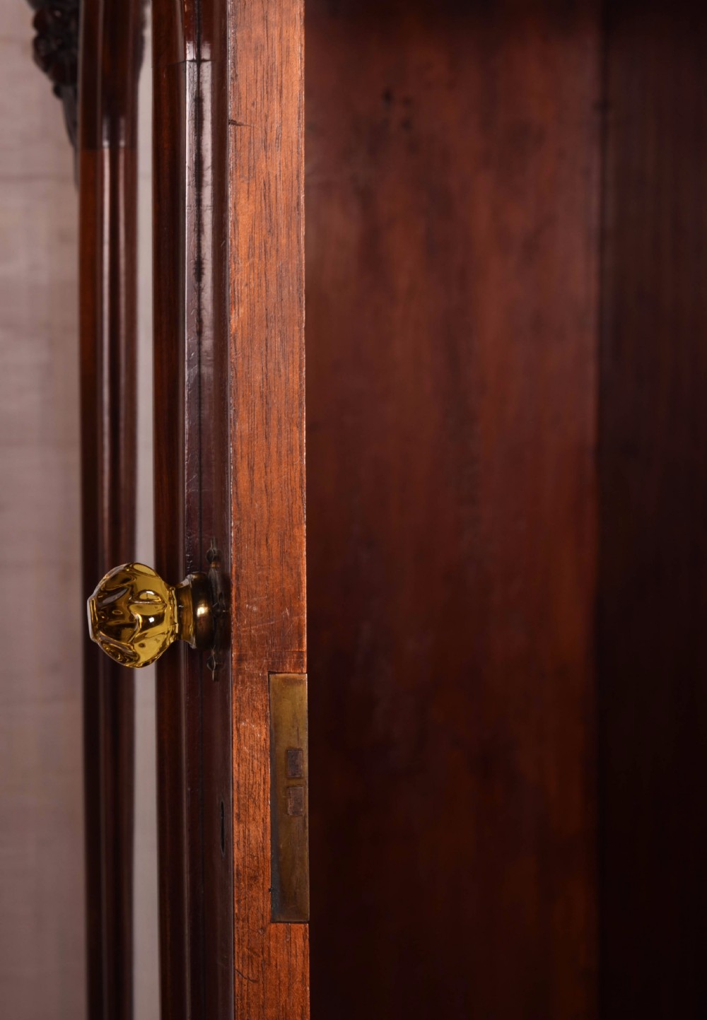 Stunning 3 door Scottish Victorian breakfront wardrobe  View XVI