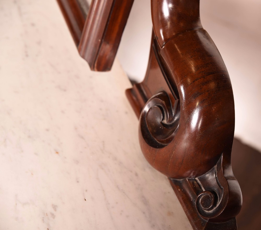 Stunning Victorian marble top dressing table  View II