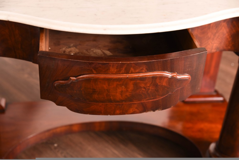 Stunning Victorian marble top dressing table  View IX