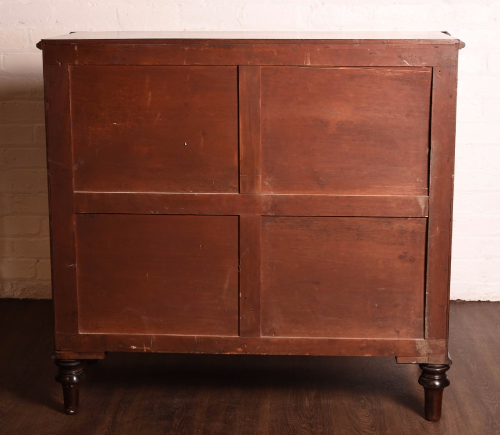 Victorian Mahogany barrel  chest of drawers  View XI