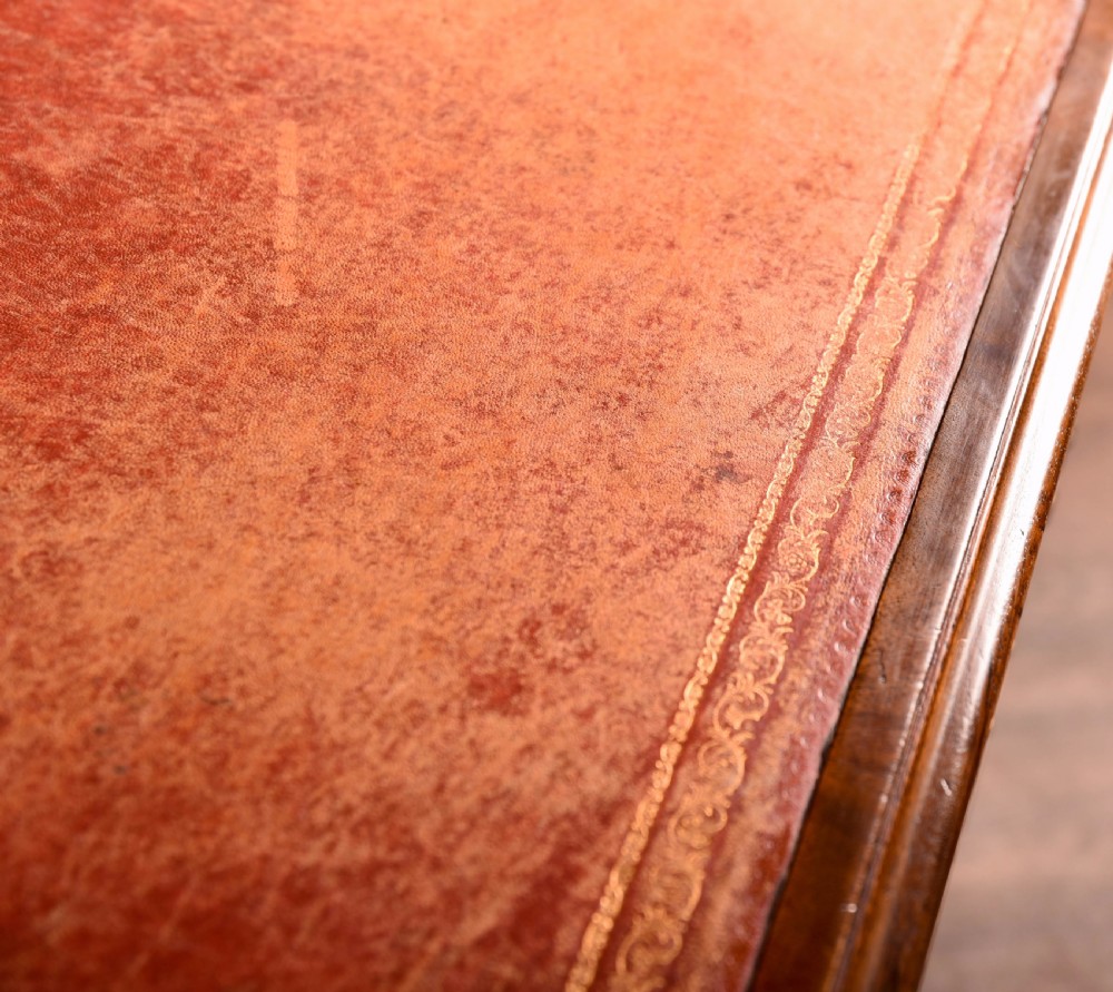 mahogany pedestal 3 part desk  View V