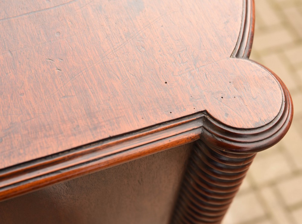 Victorian Mahogany barrel  chest of drawers  View XIX