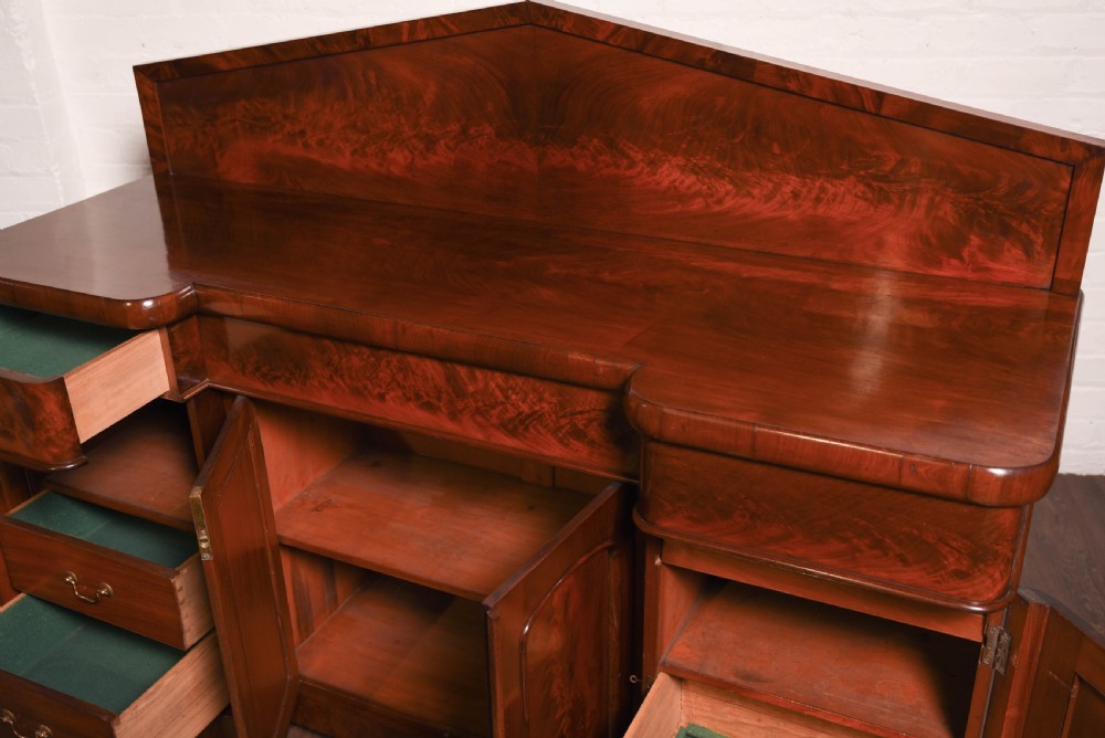 Victorian Scottish 4 door  breakfront sideboard View IX