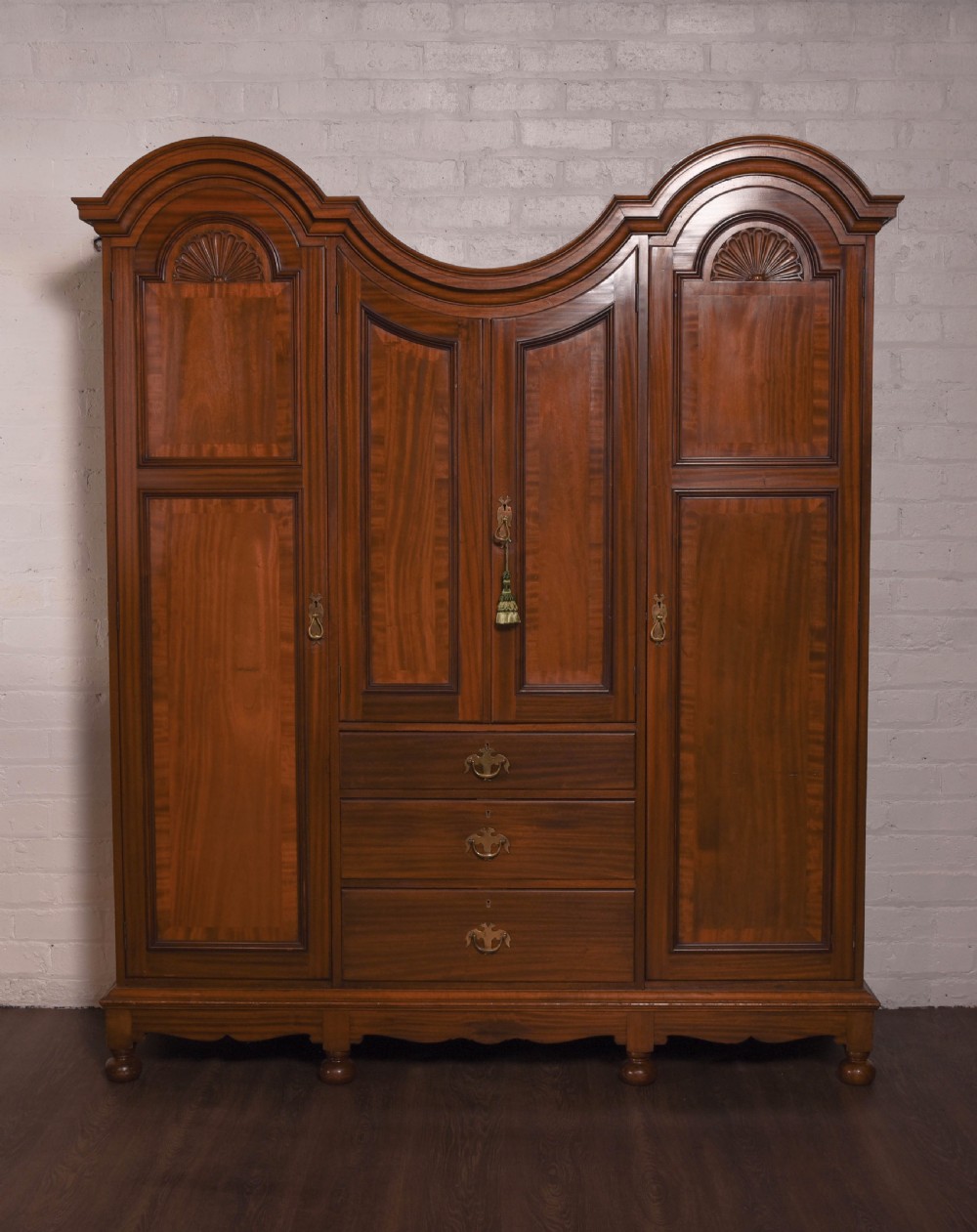 Outstanding Quality Scottish Mahogany Wardrobe 