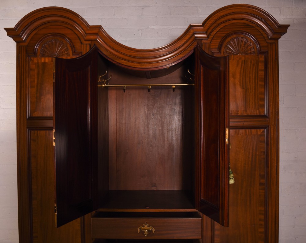 Outstanding Quality Scottish Mahogany Wardrobe  View X