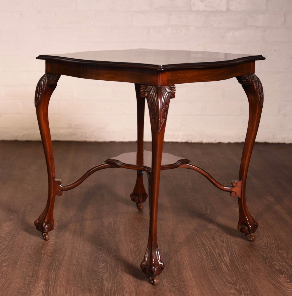 Edwardian Mahogany occasional table View VII