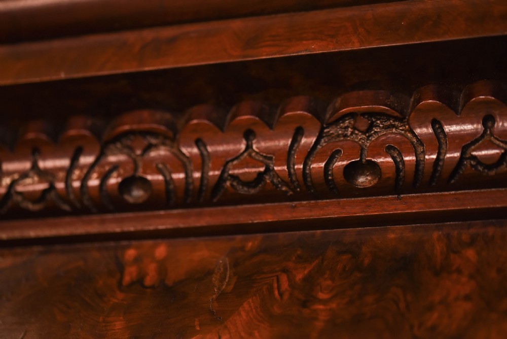 Stunning victorian burr walnut break fronted 3 door wardrobe  View X