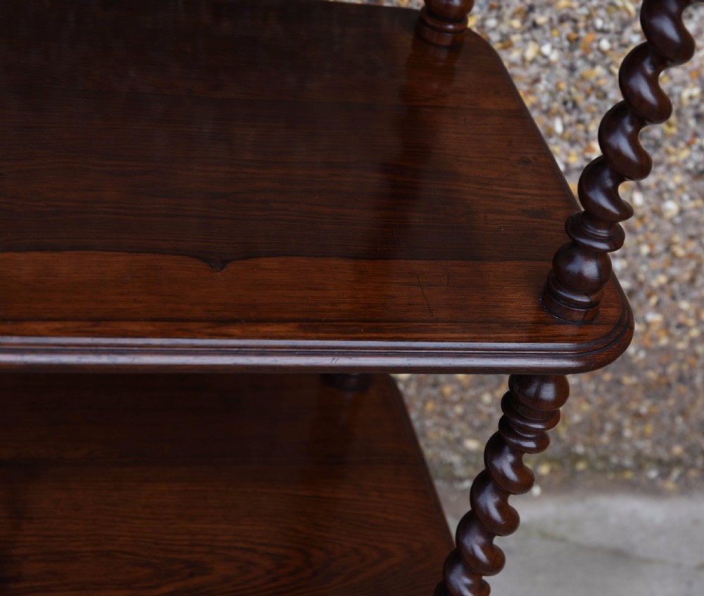 Stunning Rosewood 3 tier whatnot View IV