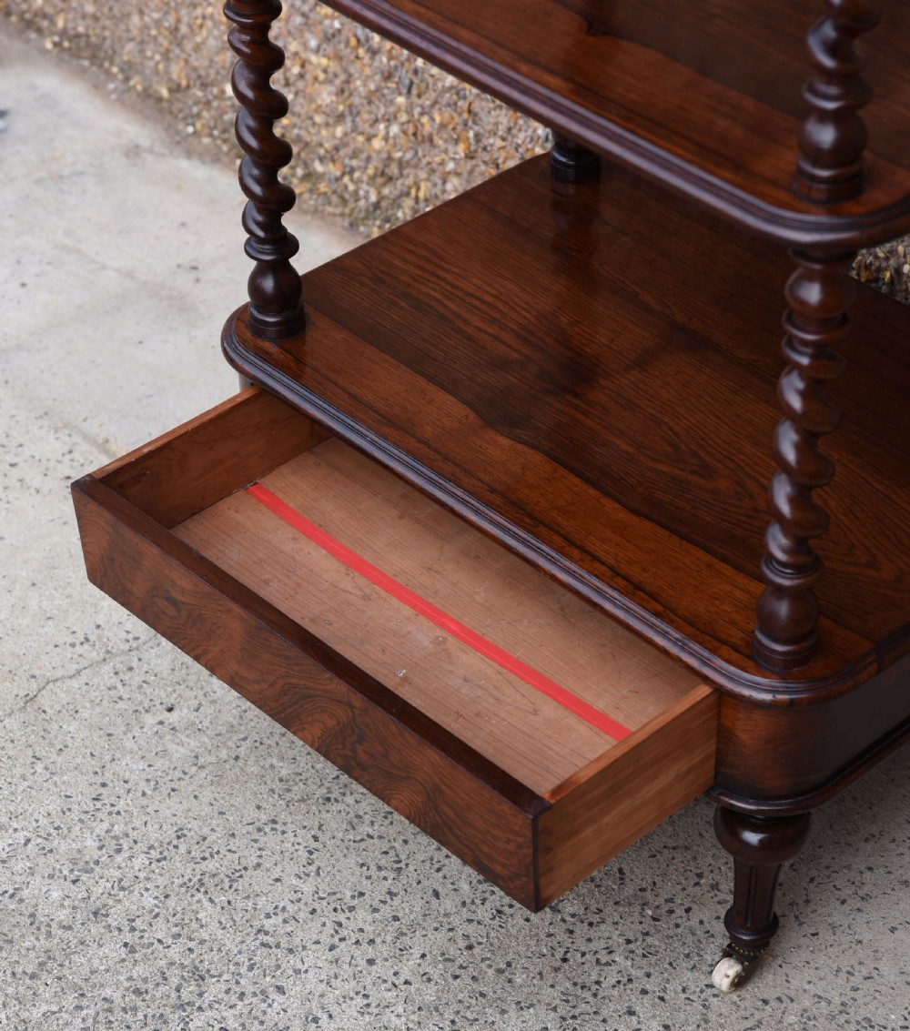 Stunning Rosewood 3 tier whatnot View VII