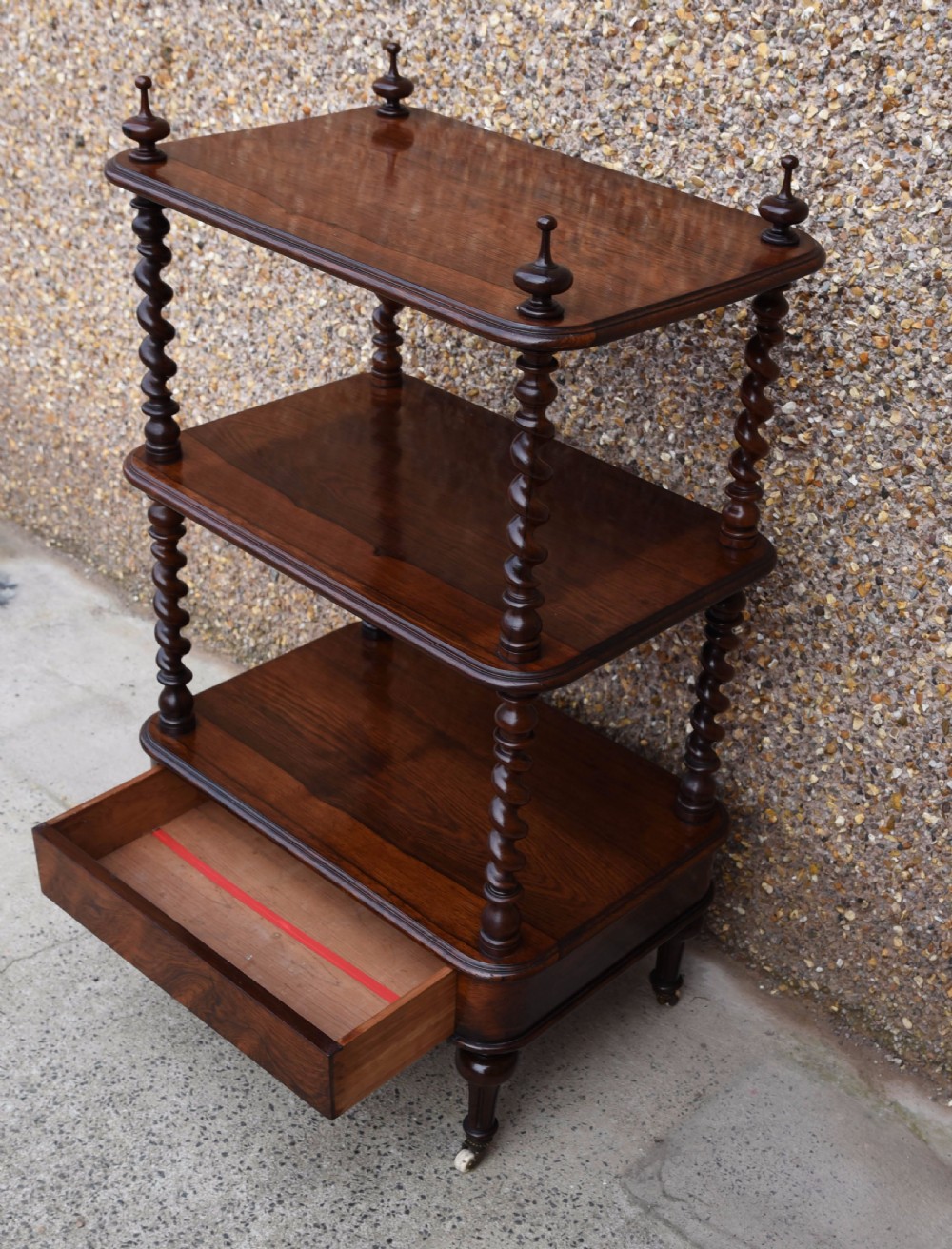 Stunning Rosewood 3 tier whatnot View VIII