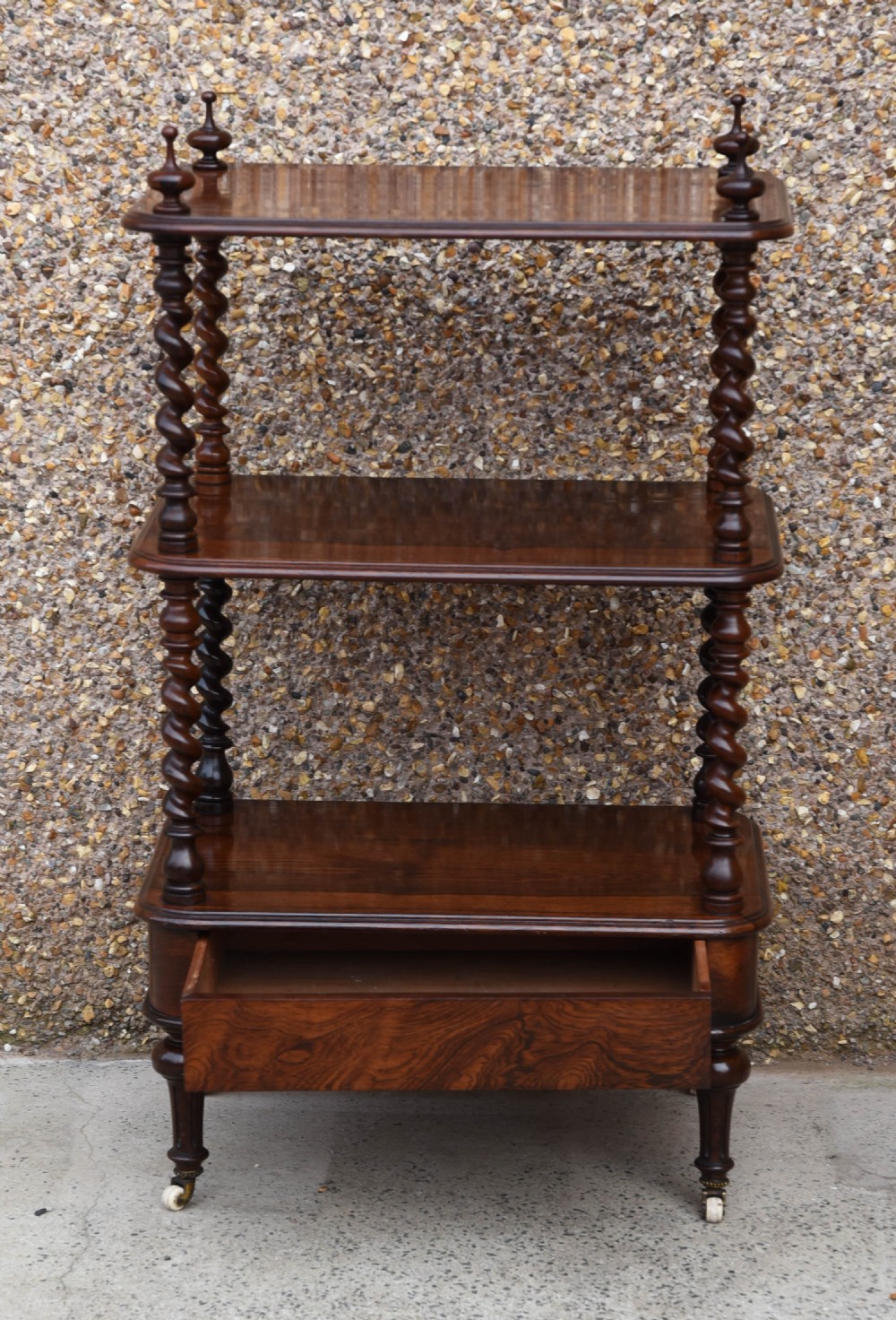 Stunning Rosewood 3 tier whatnot View IX