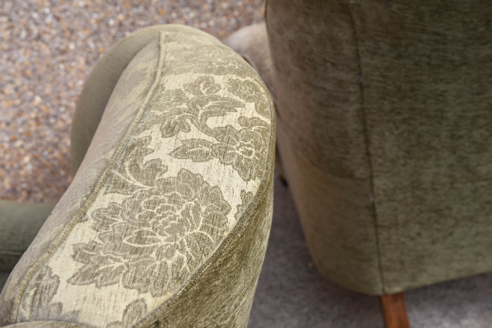 Stunning pair of walnut 1920s arm chairs  View IX