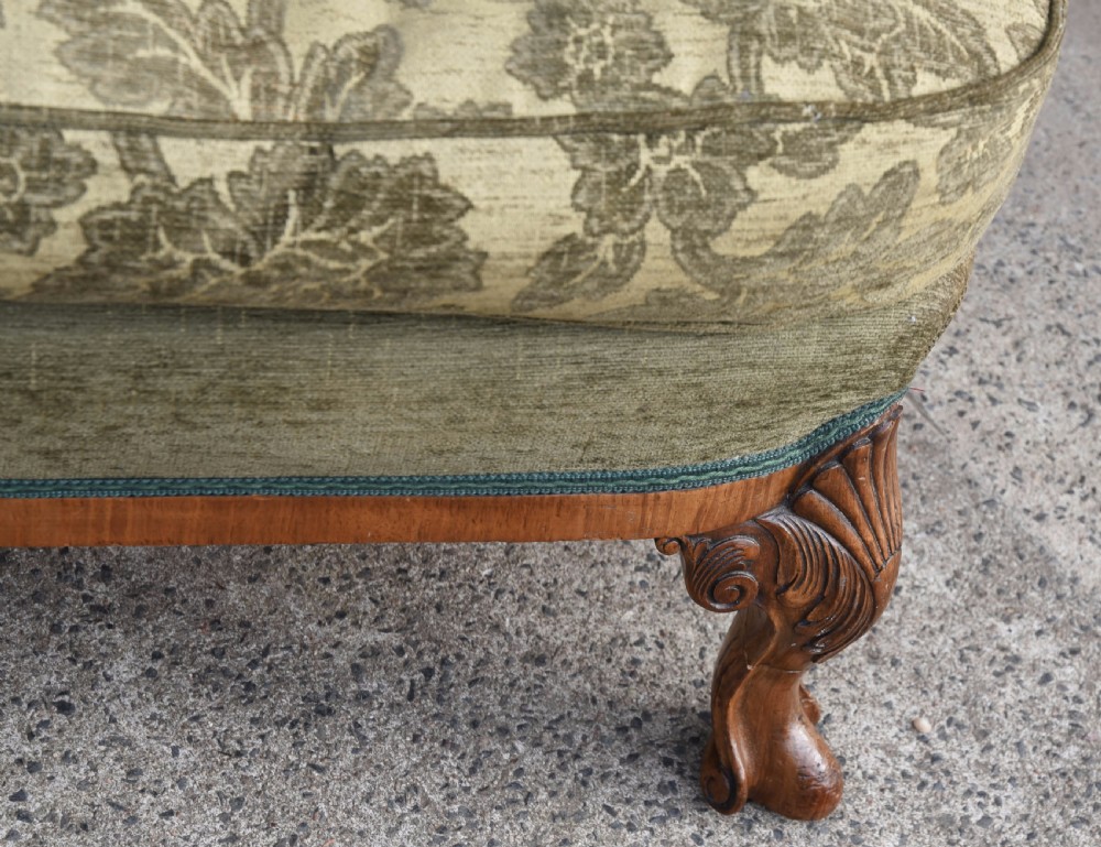 Stunning pair of walnut 1920s arm chairs  View XII