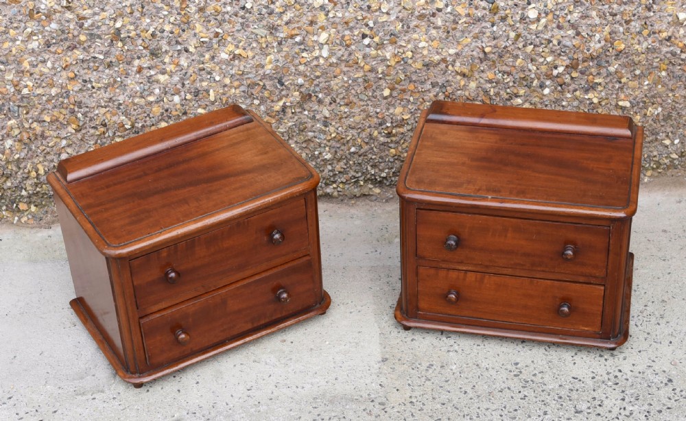 Victorian Pair of miniature chests