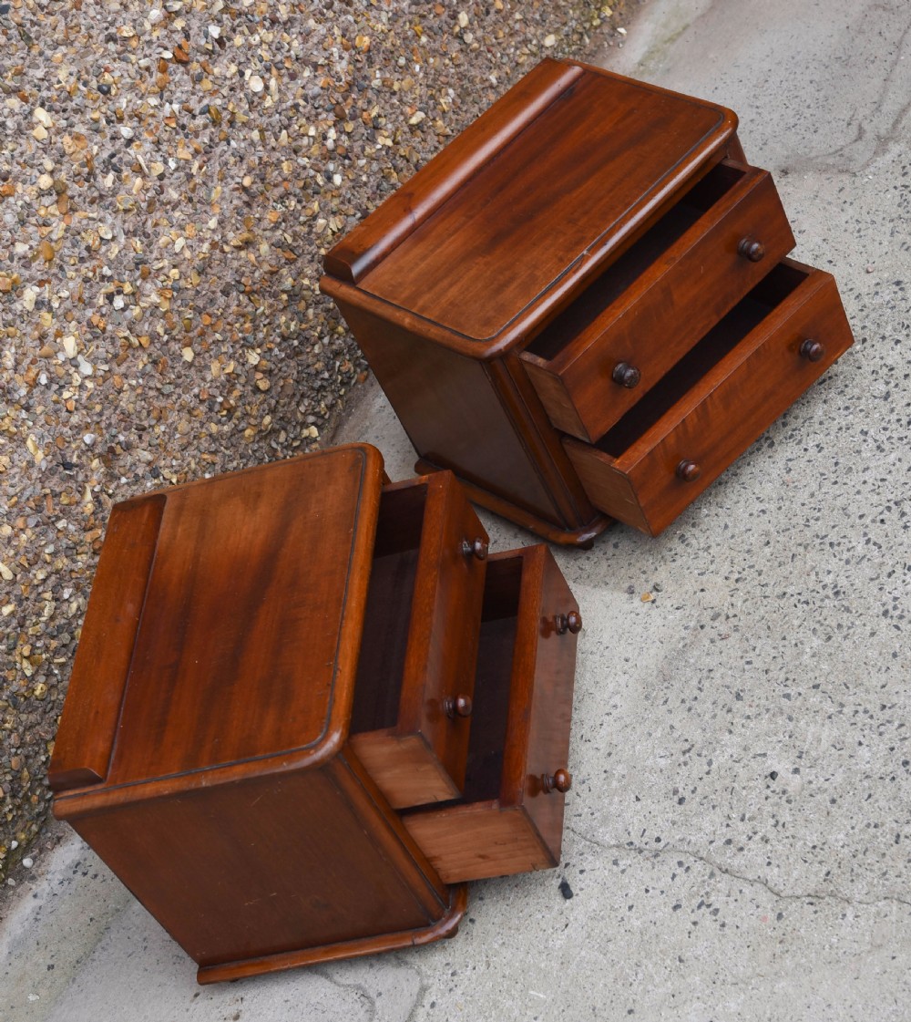 Victorian Pair of miniature chests View III