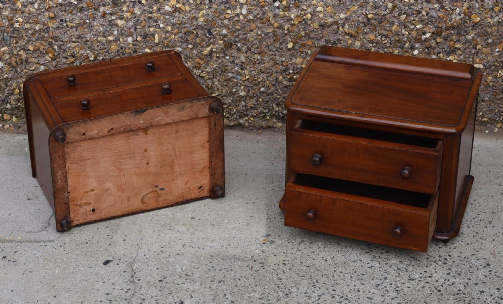 Victorian Pair of miniature chests View IV