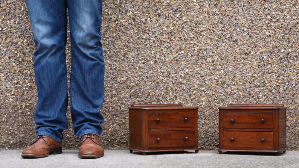 Victorian Pair of miniature chests View V
