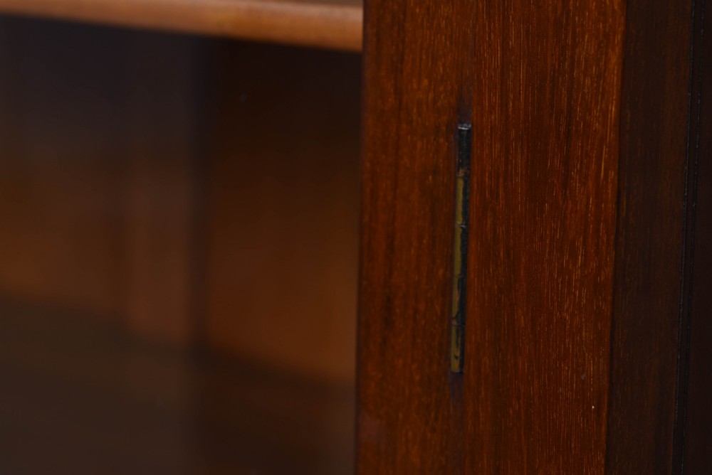 Edwardian mahogany  2 door bookcase cabinet View III
