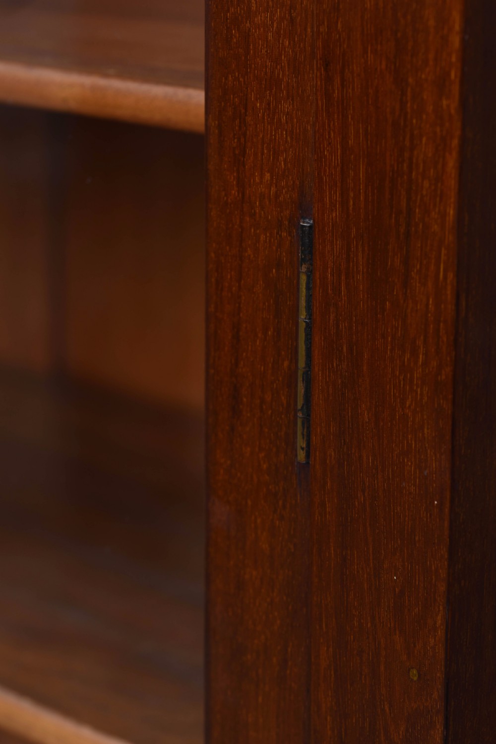 Edwardian mahogany  2 door bookcase cabinet View IV