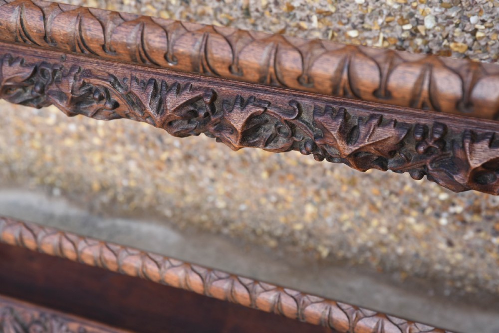 Carved oak plate rack  View VII