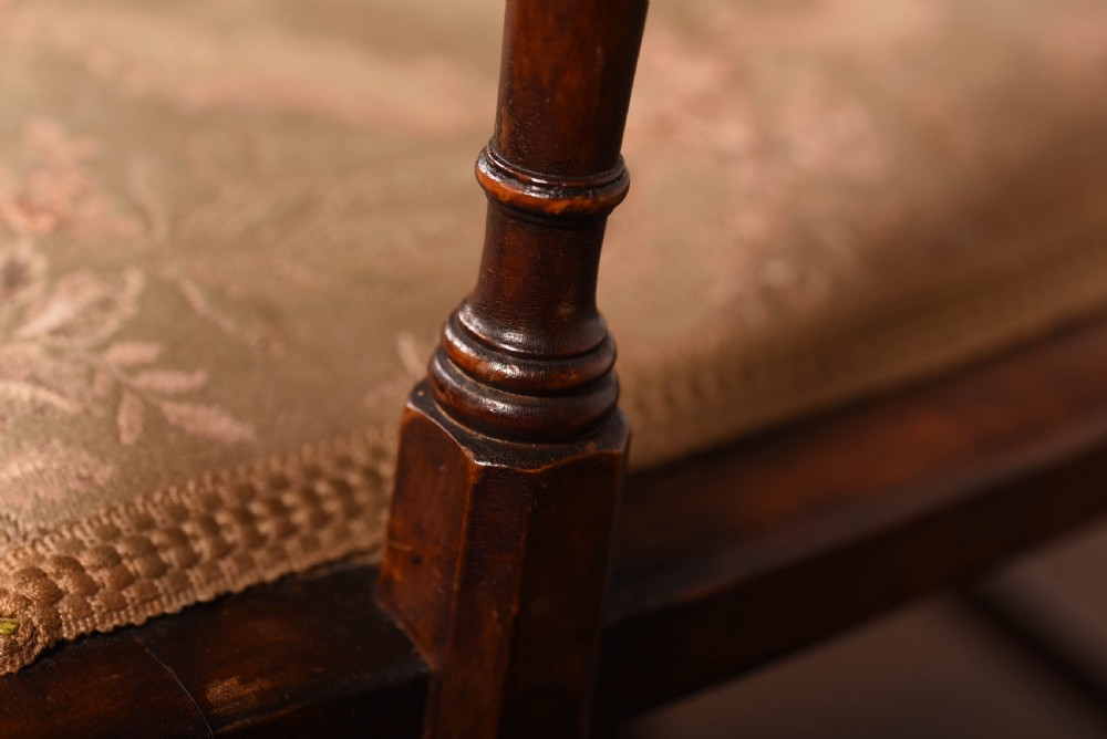 Edwardian inlaid arm chair  View VI